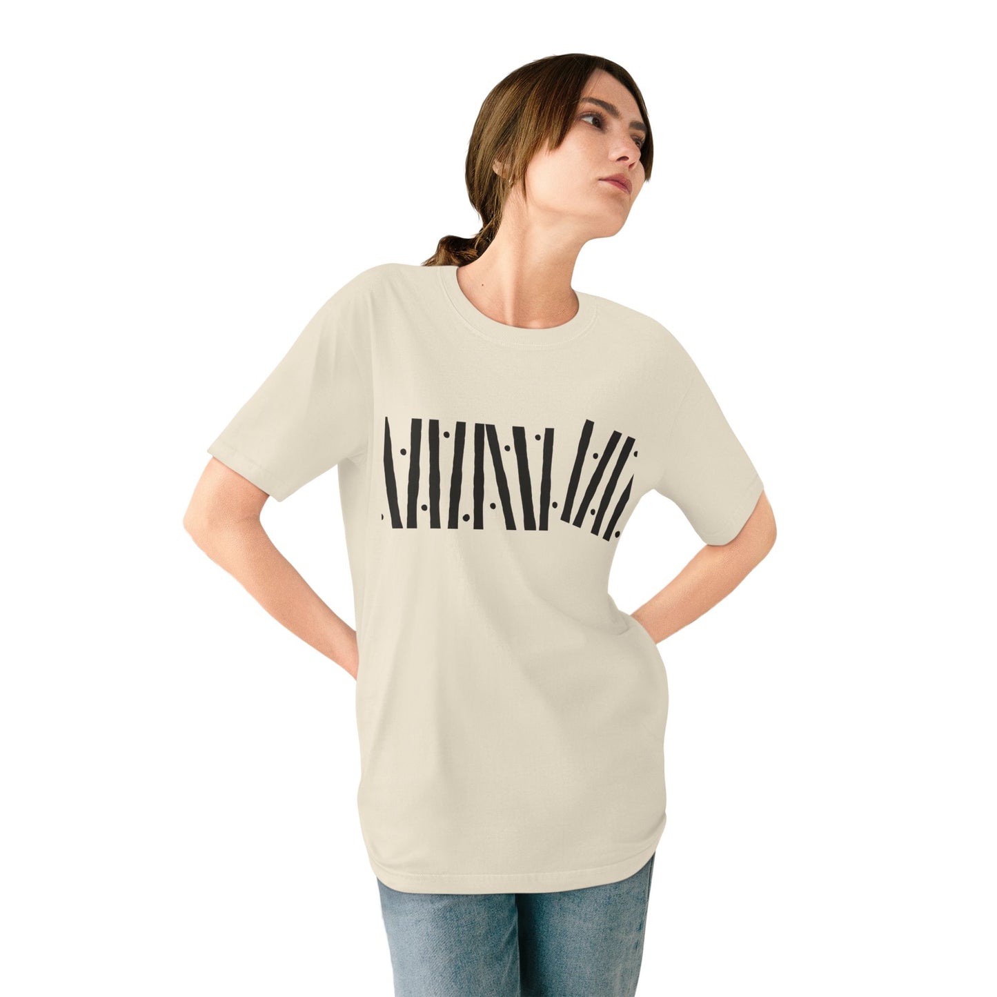 Organic T-shirt - 100% Organic Cotton Mushroom Unisex Design - Eco Friendly Minimal Urban Modern Arty Shirt Size XS-3XL (ants)