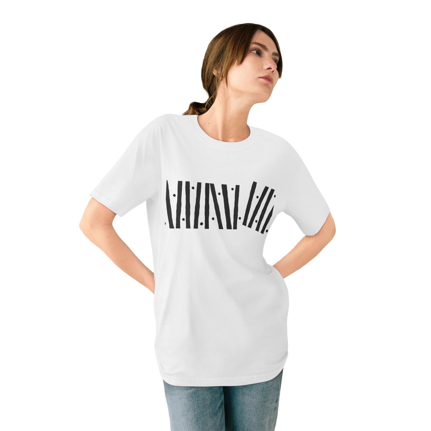 Organic T-shirt - 100% Organic Cotton Mushroom Unisex Design - Eco Friendly Minimal Urban Modern Arty Shirt Size XS-3XL (ants)