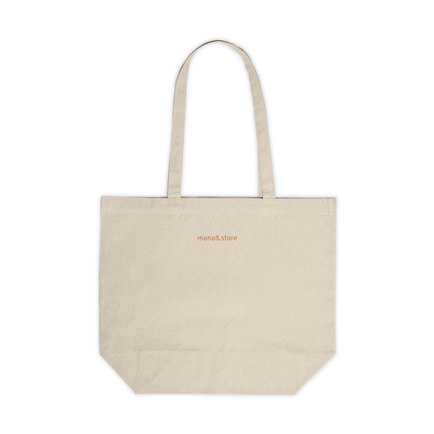Canvas Shopping Tote Bag with Inner Wisdom Always Wins Quote with a dreaming mushroom
